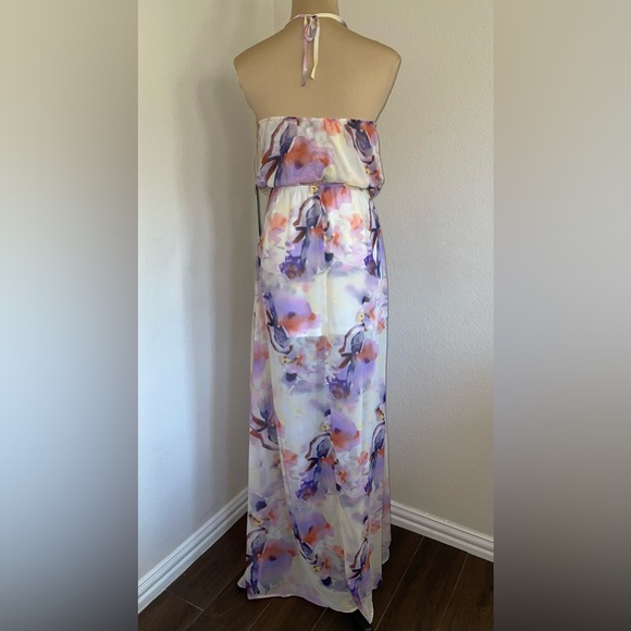 NWT Show Me Your Mumu Heather Halter Maxi in Abria's Floral SIZE XS - Picture 4 of 9